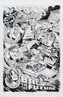 Dark Horse Artist - Aaron Conley - Back to the Future Original Art (undated)....