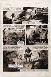 Mayerik, Val | Val Mayerik Monsters Unleashed #9 Story Page 4 Frankenstein’s Monster Original Art (Marvel, 1974).... | Heritage