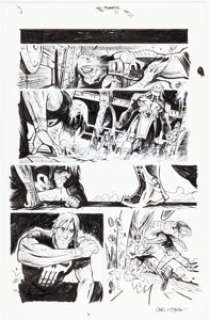 Marvel Artist - Dylan Burnett Cosmic Ghost Rider #1 Story Page Original Art (Marvel, 2018)....