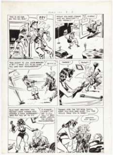 Elias, Lee | Lee Elias Black Cat #9 Story Page 8 Original Art (Harvey, 1948). ... | Heritage