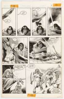 Buscema, John | John Buscema and Rudy Nebres The Savage Sword of Conan #88 Story Page 9 Original Art (Marvel, 1983).... | Heritage
