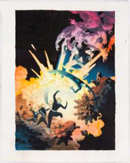 Ribic, Esad | Esad Ribic Fantastic Four #2 (647) Cover Original Art (Marvel, 2018).... | Heritage