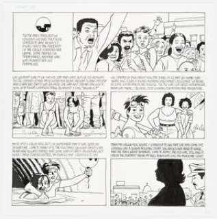Hernandez, Jaime | Jaime Hernandez New York Times Magazine - Love and Rockets Story Page 21 Maggie Original Art (New York... | Heritage