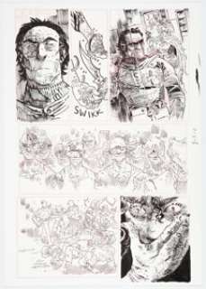 Unidentified European Comic Artist (non-superhero - Artyom Trakhanov Turncoat #2 Story Page 14 Original Art (c. 2016)....