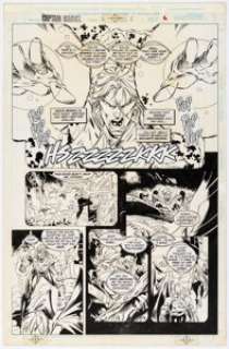 Benes, Ed - Ed Benes and Mike Sellers Captain Marvel #2 Story Page 6 Original Art (Marvel, 1996)....