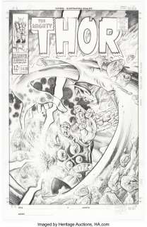 Kolins, Scott - Scott Kolins Thor #142 "One Minute Later" Cover Interpretation Original Art (2008)....