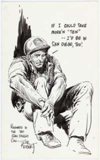 Kubert, Joe | Joe Kubert - Sgt. Rock Illustration Original Art (1980).... | Heritage