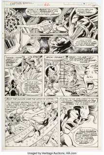 Broderick, Pat | Pat Broderick and Bruce Patterson Captain Marvel #62 Story Page 9 Original Art (Marvel, 1979).... | Heritage