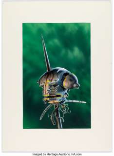 Moore, Chris - Chris Moore A Heritage of Stars Paperback Cover Original Art (Mandarin, 1986)....