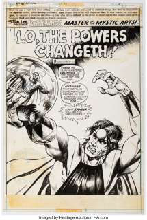 Alcala, Alfredo | Alfredo Alcala Doctor Strange #19 Splash Page 1 Original Art (Marvel, 1976).... | Heritage