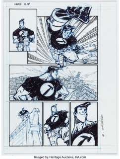 Dark Horse Artist - Eric Canete Dr. Horrible and Other Horrible Stories "Captain Hammer: Be Like Me!" Story Page 8 Original Art (Dark ...