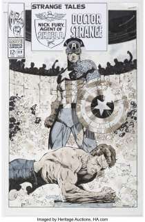 Daniel, Tony | Tony Daniel Strange Tales #159 "One-Minute Later" Cover Reinterpretation Original Art (2015).... | Heritage