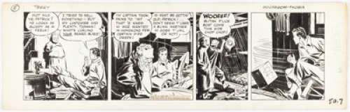 Caniff, Milton | Milton Caniff Terry and the Pirates Daily Comic Strip Original Art dated 5-31-40 (News Syndicate Company, 1940). ... | Heritage