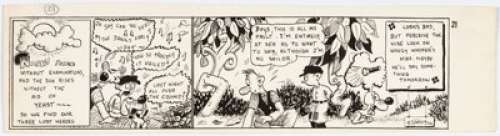 Wolverton, Basil | Basil Wolverton Woozy Woofer Unpublished Pilot Comic Strip #21 Original Art (1930s).... | Heritage