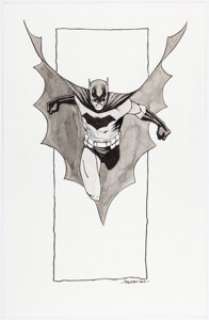 Peeples, Brent - Brent Peeples -Batman Illustration Original Art (2019)....