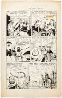 Western comics artist - Allen Ulmer Buster Crabbe #4 Story Page 3 Original Art (Eastern Color, 1952)....