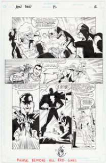 Delany, John (1980s-on) - John Delany and Ron Boyd Adventures in the DC Universe #15 Story Page 2 Original Art (DC, 1998)....