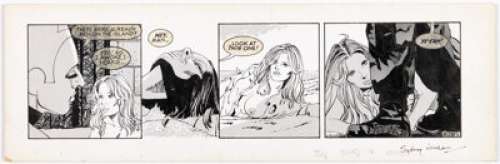 Jordan, Sydney - Sydney Jordan Lance McClane #M285 Daily Comic Strip Original Art (Scottish Daily, 1977)....