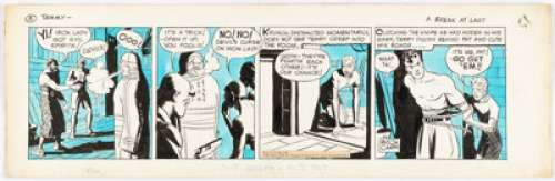 Caniff, Milton | Milton Caniff Terry and the Pirates Daily Comic Strip Original Art dated 11-6-35 (Chicago Tribune-N.Y. News, 1935)... | Heritage