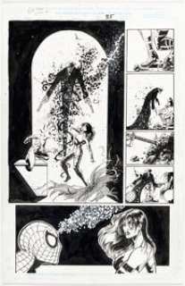 Chin, Joyce - Joyce Chin and Al Milgrom Peter Parker: Spider-Man / Elektra ‘98 Story Page 35 Original Art (Marvel, 1998)....