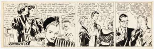 Raymond, Alex | Alex Raymond Rip Kirby Daily Comic Strip Original Art dated 2-25-49 (King Features Syndicate, 1949). ... | Heritage