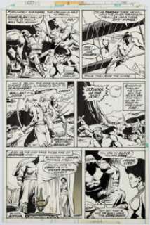 Buscema, John | John Buscema and Klaus Janson Tarzan #16 Story Page 9 Original Art (Marvel, 1978).... | Heritage
