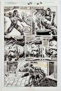 Manley, Mike - Mike Manley and Ricardo Villagrán Darkhawk #13 Story Page 12 Original Art (Marvel, 1992)....