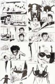 Image Comics artist - Vasilis Lolos 5 Complete 7-Page Story "Grampá" and Sketches Original Art Group of 9 (Becky Cloonan, 2007).... (Total: 9 Original Art)