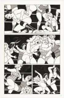 Hernandez, Jaime | Jaime Hernandez Whoa, Nellie! #3 Story Page 18 Original Art (Fantagraphics, 1996).... | Heritage