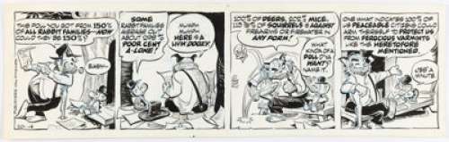 Kelly, Walt | Walt Kelly Pogo Daily Comic Strip Original Art dated 10-4-68 (Hall Syndicate, 1968). ... | Heritage