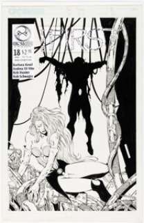 Di Vito, Andrea - Andrea Di Vito and Rob Hunter The First #18 Cover Original Art (CrossGen, 2002)....