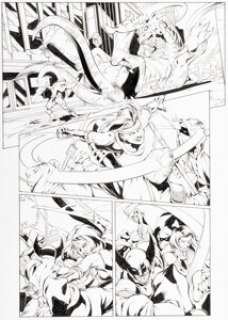 Igle, Jamal - Jamal Igle and Rich Perrotta Iron Fist: Wolverine #3 Story Page 11 Original Art (Marvel, 2001)....