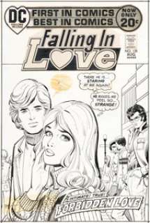 Saaf, Art | Art Saaf and Vince Colletta Falling in Love #135 Cover Original Art (DC, 1972).... | Heritage