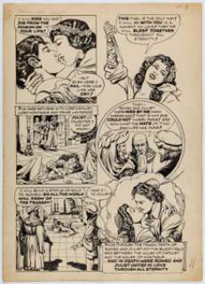 Kiefer, Henry C. | Henry C. Kiefer Stories by Famous Authors Illustrated #10 Romeo and Juliet Page 8 Original Art (Seaboa... | Heritage