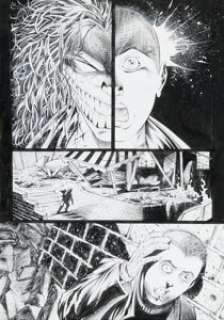 Brewer, David - David Brewer and Curtis Arnold Evil Ernie: War of the Dead #2 Unused Story Page Original Art (Chaos! Comics, 1999)...