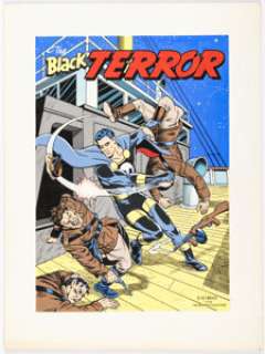 Beck, C. C. | C. C. Beck - Black Terror Painting Original Art (1978).... | Heritage