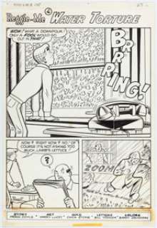 Lucey, Harry | Harry Lucey and Chic Stone Archie’s Pals ’n’ Gals #103 Complete 5-Page Story "Water Torture" Original Art (Archie,... | Heritage