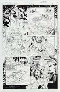 Erwin, Steve - Steve Erwin and Charles Barnett Star Trek: The Next Generation - Shadowheart #3 Story Page 9 Original Art (DC, 199...