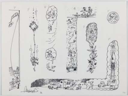 Aragonés, Sergio | Sergio Aragonés MAD #392 Marginal Illustrations Original Art (EC, 2008).... | Heritage