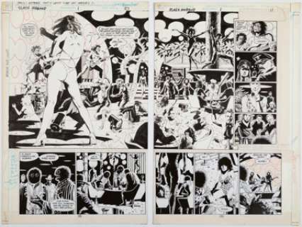 Paul Gulacy | Slash Maraud #1 Double Page Spread 10-11 Original Art (DC, 1987). ... (Total: 2 Original Art) | Heritage