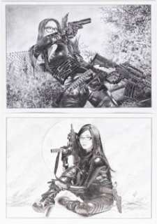 Tim Grayson - Baroness ( - G.I. Joe) Illustration Original Art Group of 2 (2014/2019). (Total: 2 Original Art)