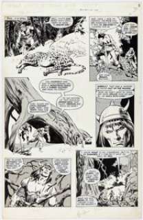 John Buscema And Tony Dezuñiga | The Savage Sword of Conan #27 Story Page 8 Original Art (Marvel, 1978). | Heritage