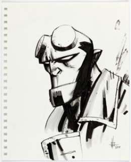 Zach Howard - Hellboy Specialty Illustration Original Art (2019).