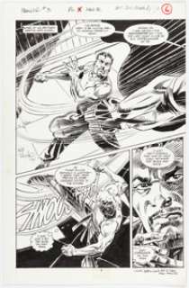 Bill Reinhold - The Prowler #3 Double Page Spread 6-7 Original Art (Marvel, 1995).