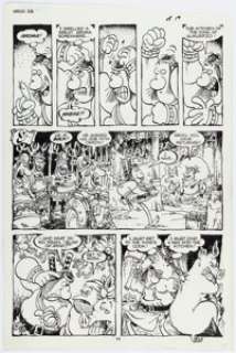 Sergio Aragonés | Groo the Wanderer #28 Story Page 15 Original Art (Marvel, 1987). | Heritage