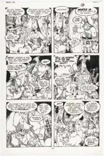 Sergio Aragonés | Sergio Aragonés’ Groo the Wanderer #34 Story Page 11 Original Art (Marvel, 1987). | Heritage