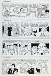Jim Scancarelli - Gasoline Alley Comic Strip Original Art Group of 5 (Tribune Media Services, 1988-1996). (Total: 5 Items)