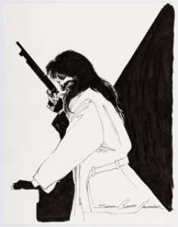 Samuel Clarke Hawbaker - Nomad Illustration Original Art (undated).