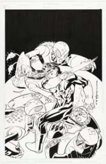 Brian Stelfreeze Green Lantern #125 Cover Original Art (DC, 2000).