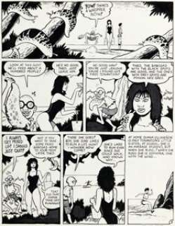 Gilbert Hernandez Love and Rockets #12 Tonantzín Story Page 3 Original Art (Fantagraphics, 1985). | Heritage